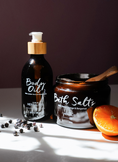 Dublin Herbalists Bath Salts With Sweet Orange & Bergamot